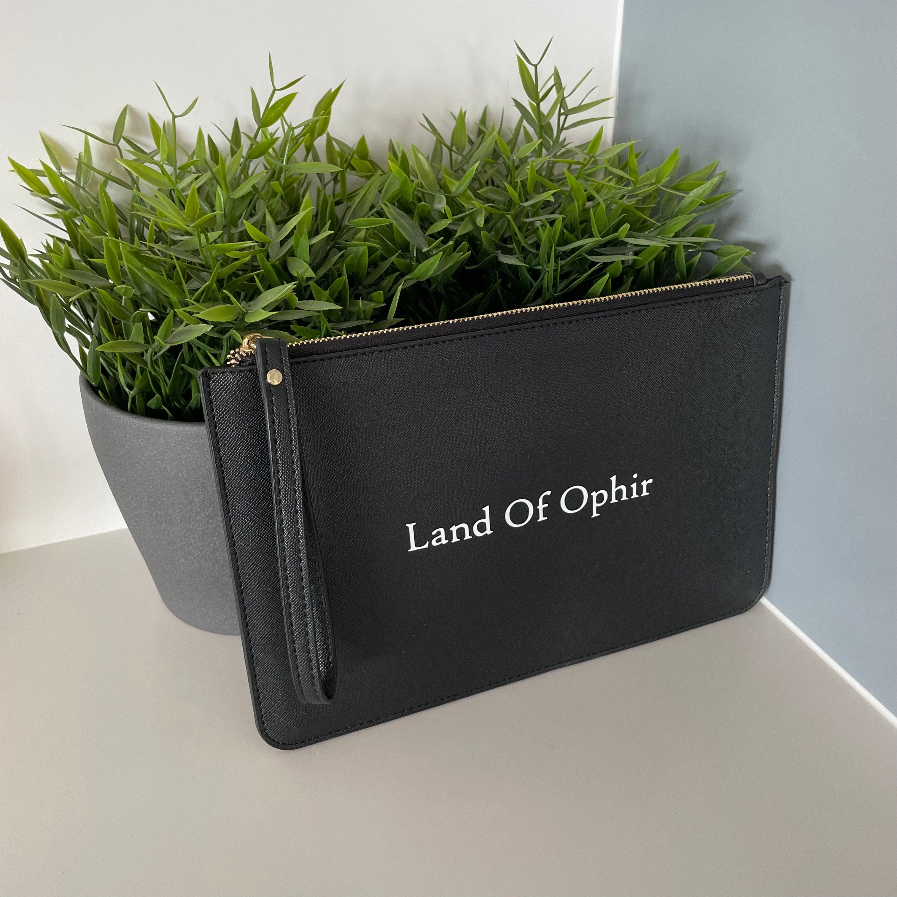 Luxury Land Of Ophir Men's Clutch Bag With Wristlet Strap